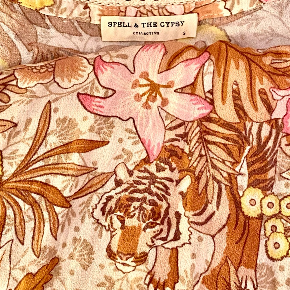 🌺🎉HP🎉🌺 Spell & The Gypsy Jungle Mini Dress - Picture 15 of 16